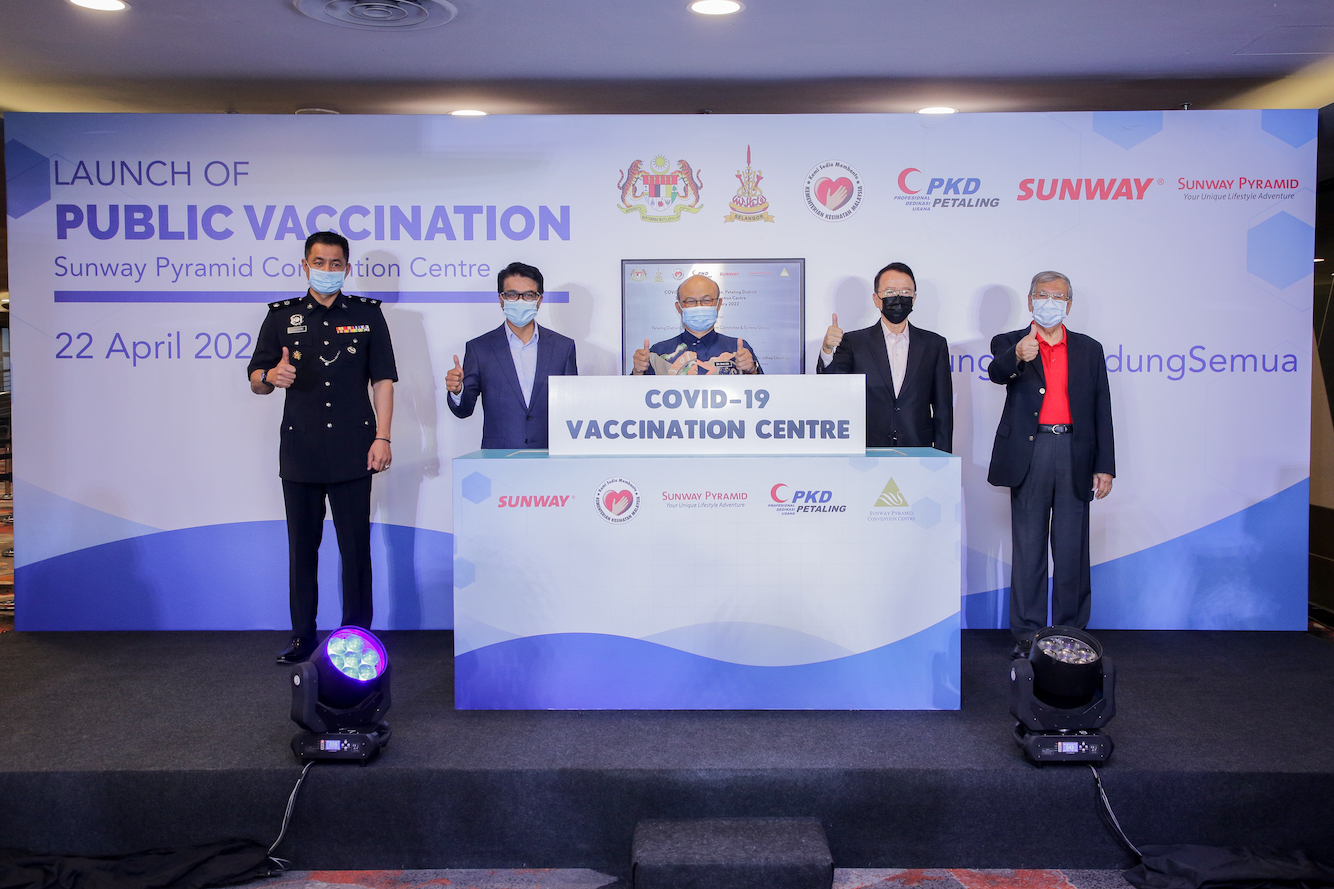 Vaccination centre sunway convention Immunisation Programme